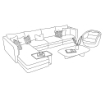 Picture of Novali L shape sofa